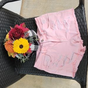 High Rise Hot pink Shortie